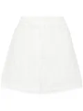 Waimari lace-detailing high-rise shorts - White