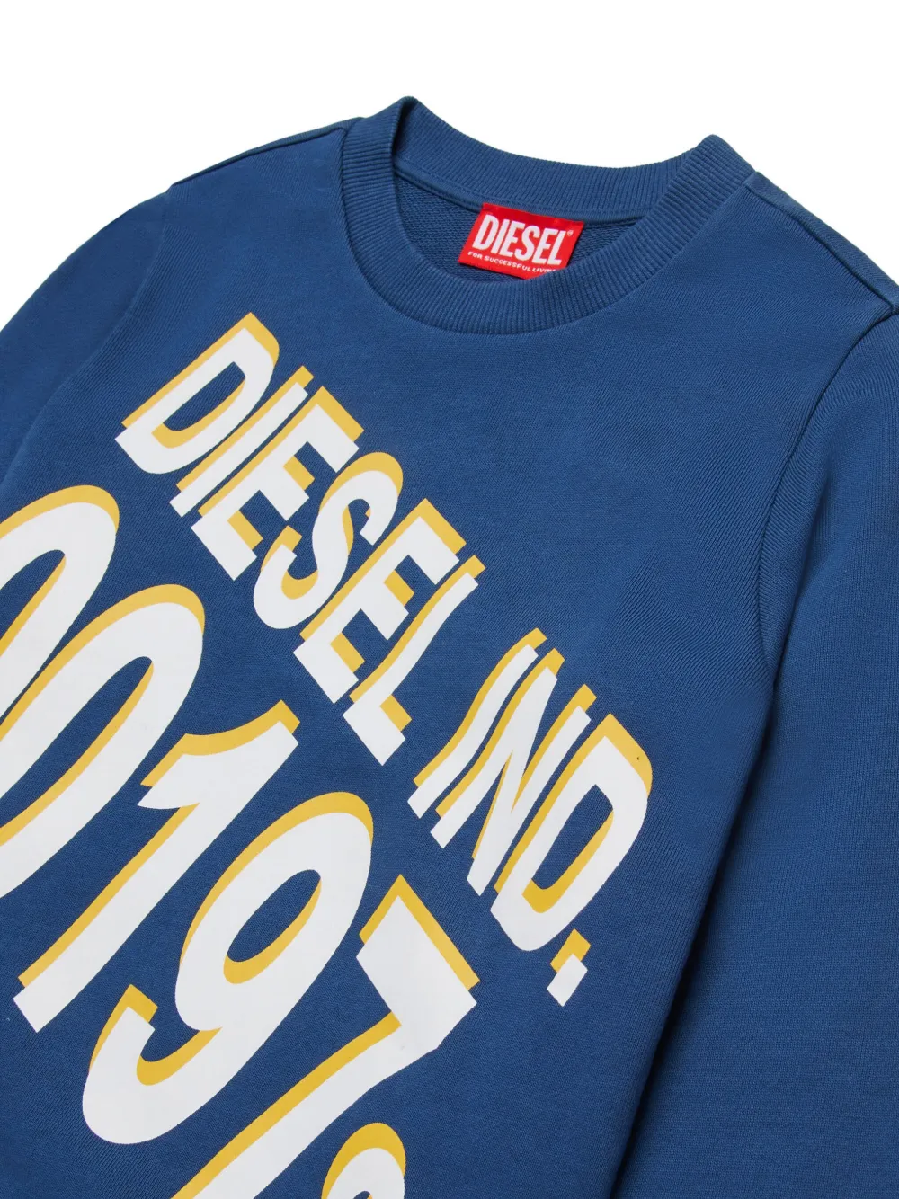Diesel Kids Rekel sweater Blauw