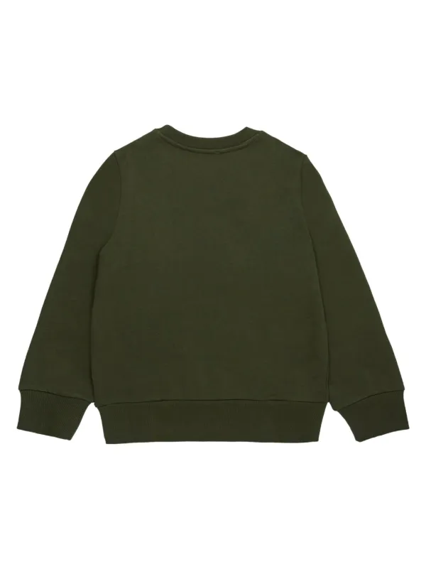 Diesel Kids Olive Sweatshirt Green FARFETCH BH