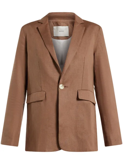 Asceno blazer con botones