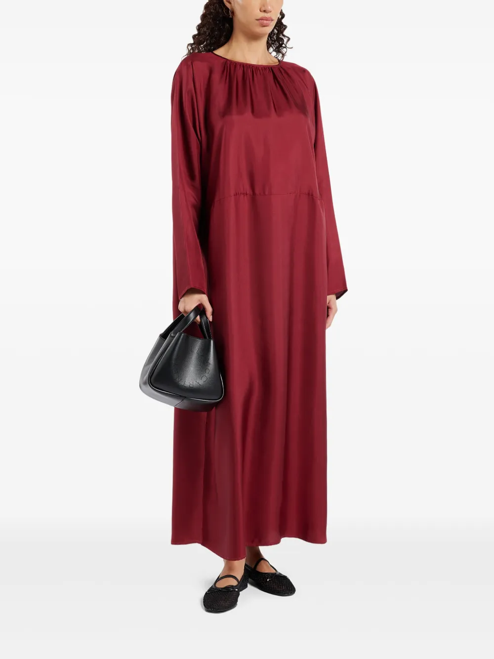 Asceno Rhodes silk-twill dress - Rood