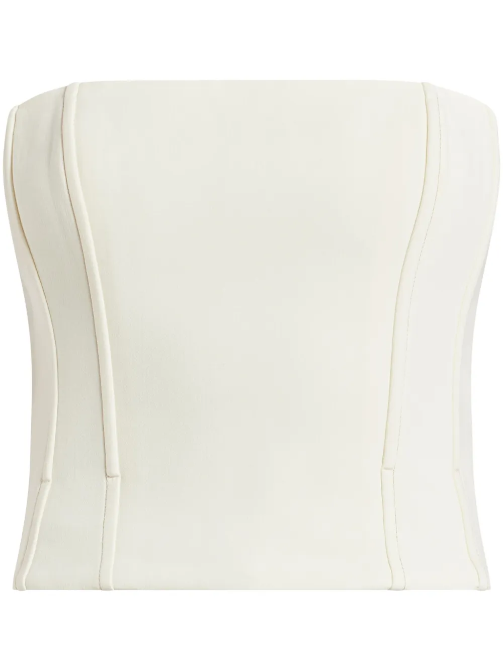 Acler Strapless top Beige