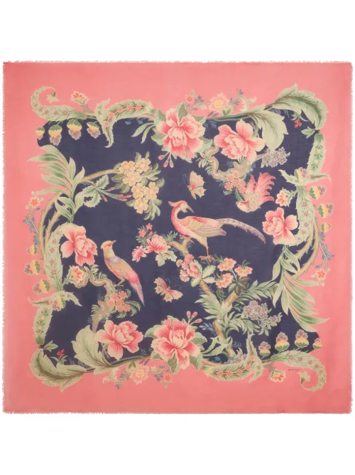 Écharpe à imprimé oiseau - ETRO - Modalova
