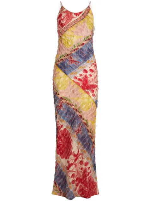 ETRO floral-print silk-blend dress WRHA008599SA450 - 0
