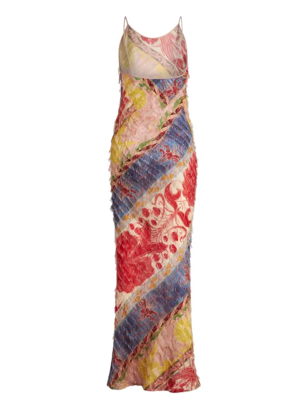 ワンピース Etro Printed Viscose Dress Etro Women Viscose Dress With Iconic Multicolor Print In