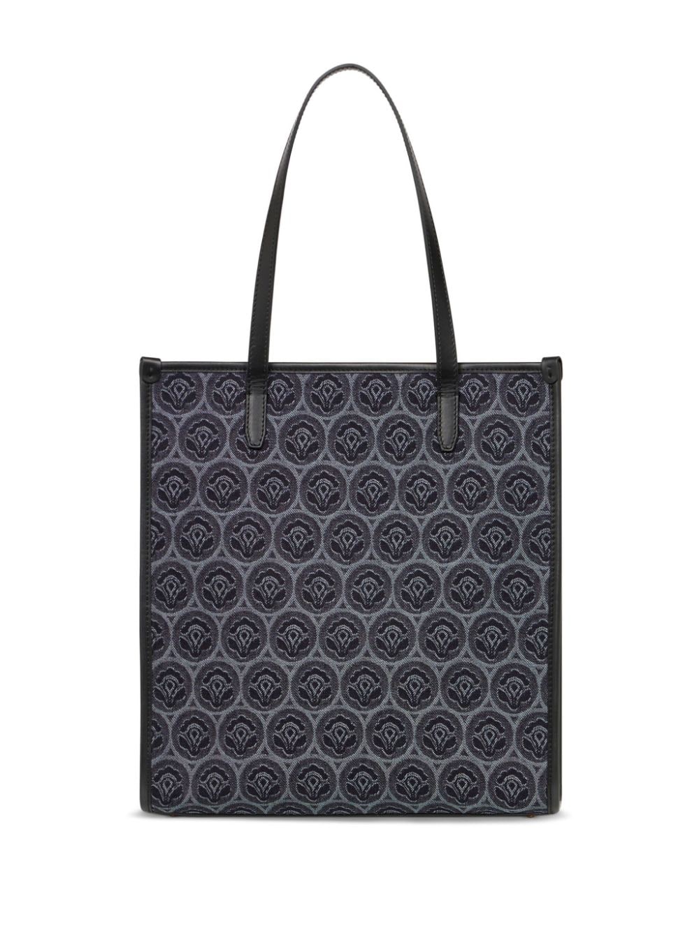 Shop Etro Medium Love Trotter Denim Tote Bag In Blue