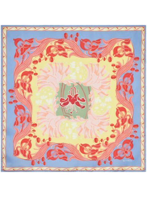 ETRO Summer graphic-print silk scarf Women