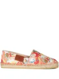 ETRO paisley-print slip-on espadrilles - White