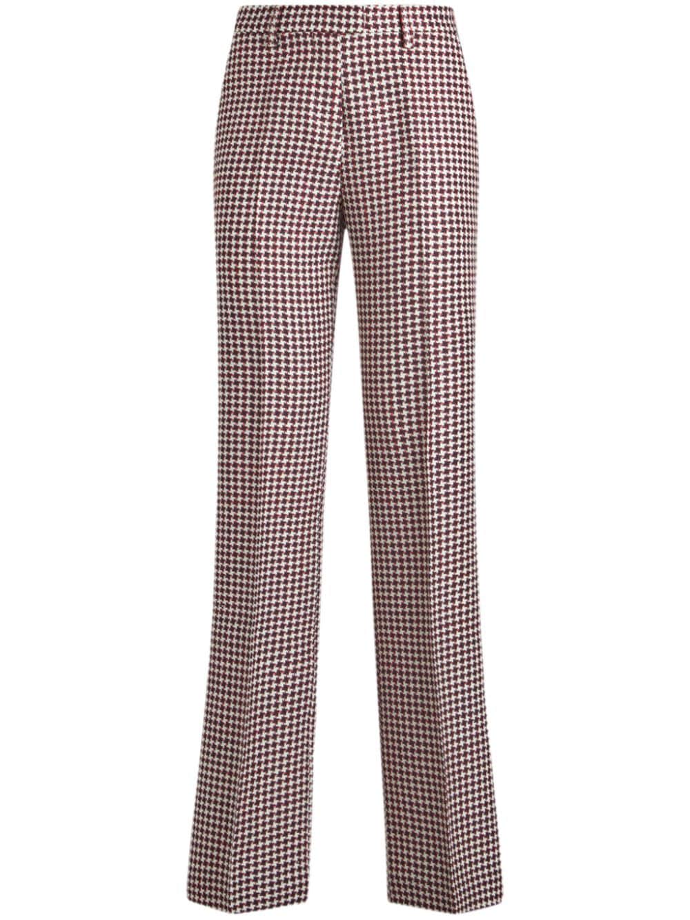 ETRO straight-leg tailored trousers Wit