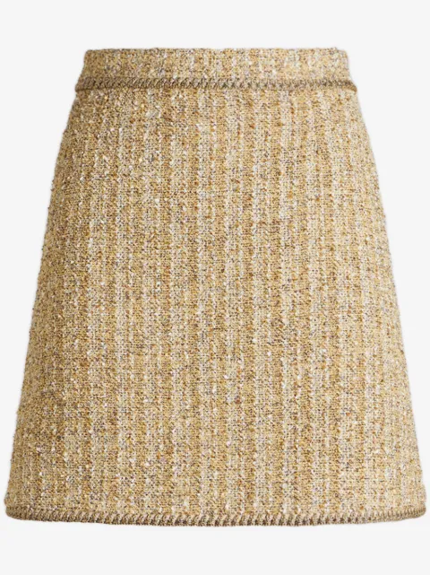 ETRO falda corta de cintura alta