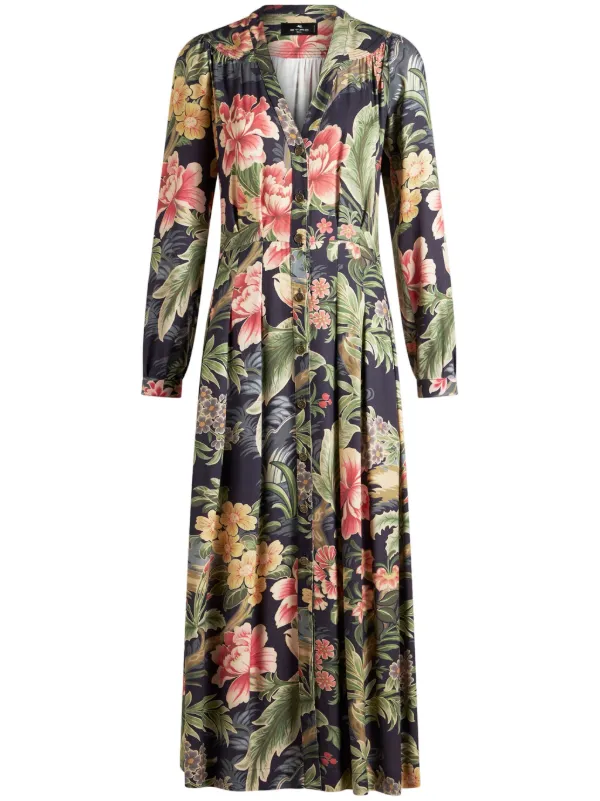 Etro floral dress best sale