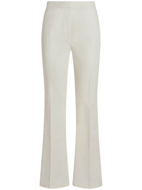 ETRO flared stretch-cotton trousers Women