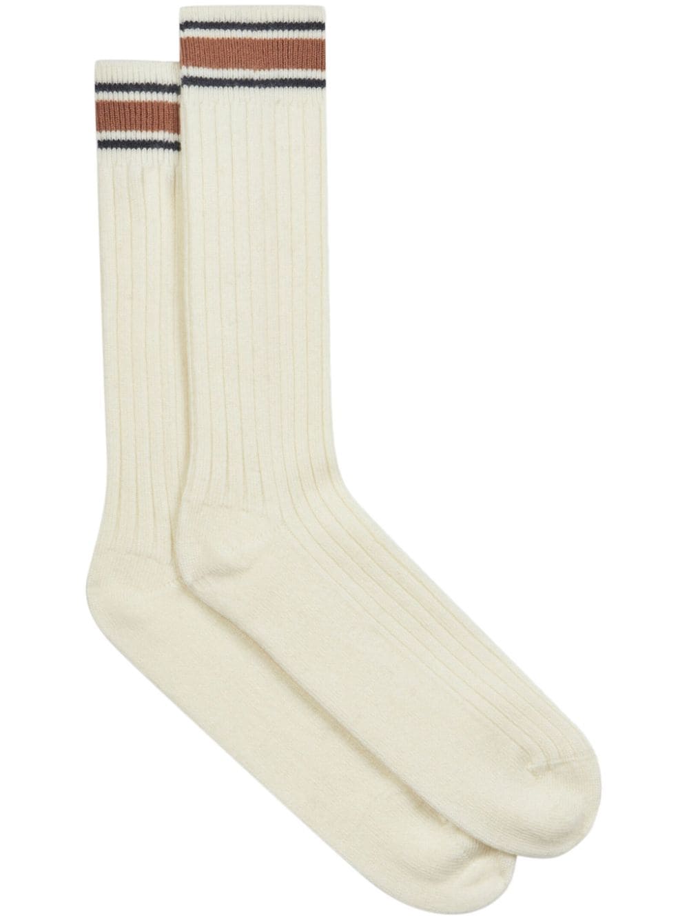 Etro Stripe-detailing Socks In White