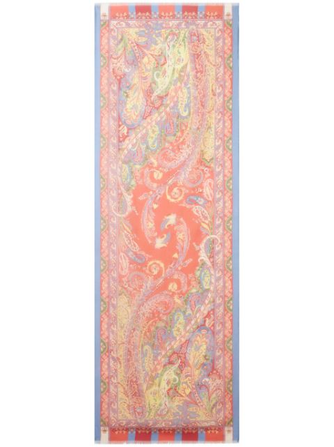 ETRO paisley-print silk scarf Women