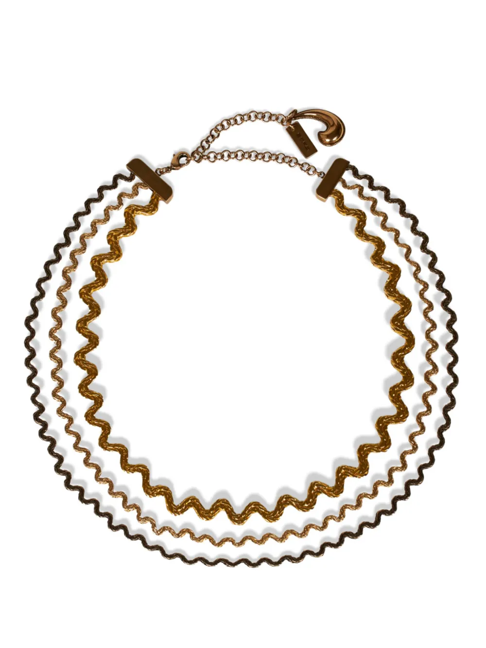 ETRO Wave multi-chain choker | Brown | Image 1