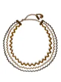 ETRO Wave multi-chain choker - Brown