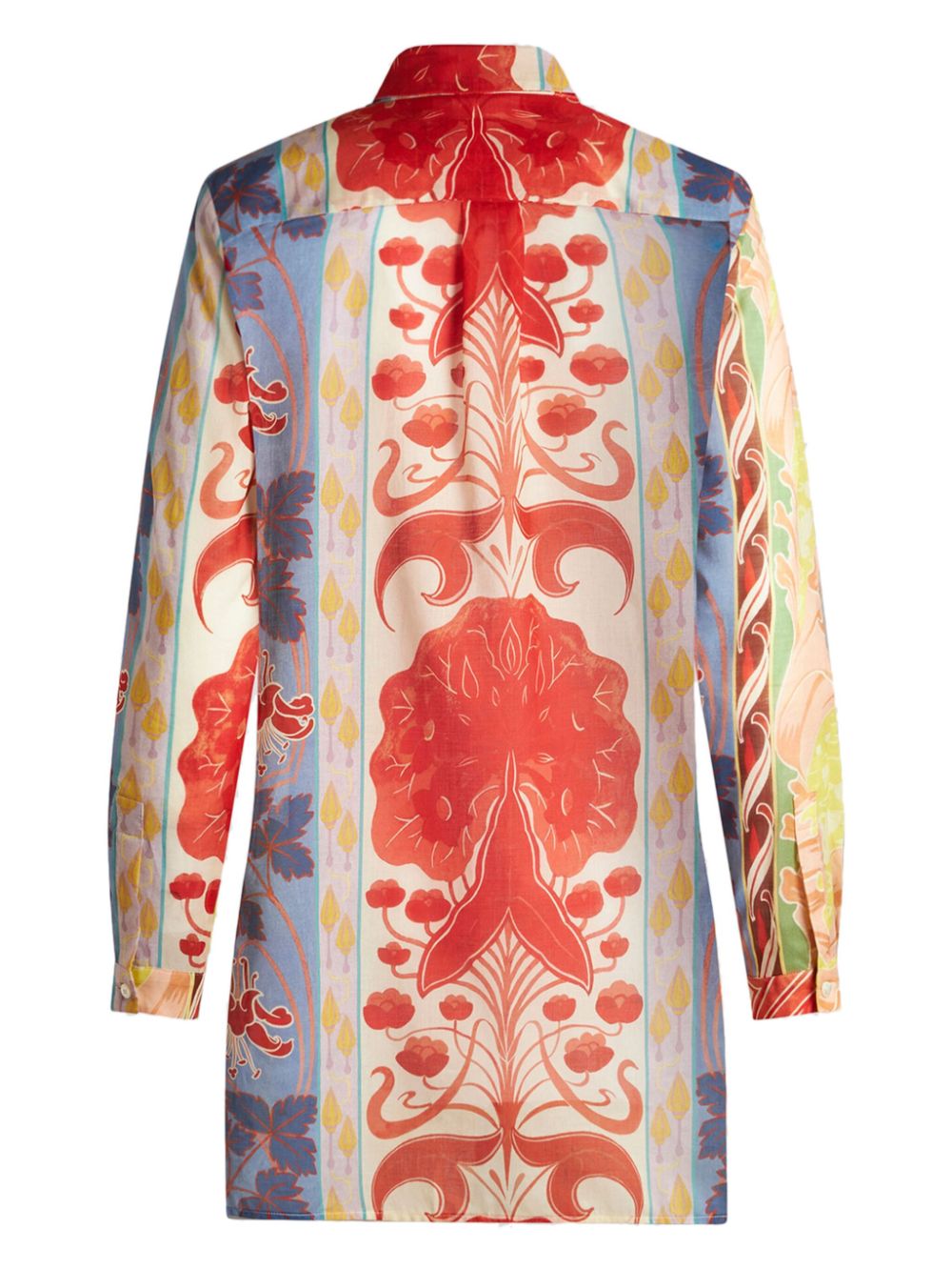 ETRO long printed cotton shirt Women