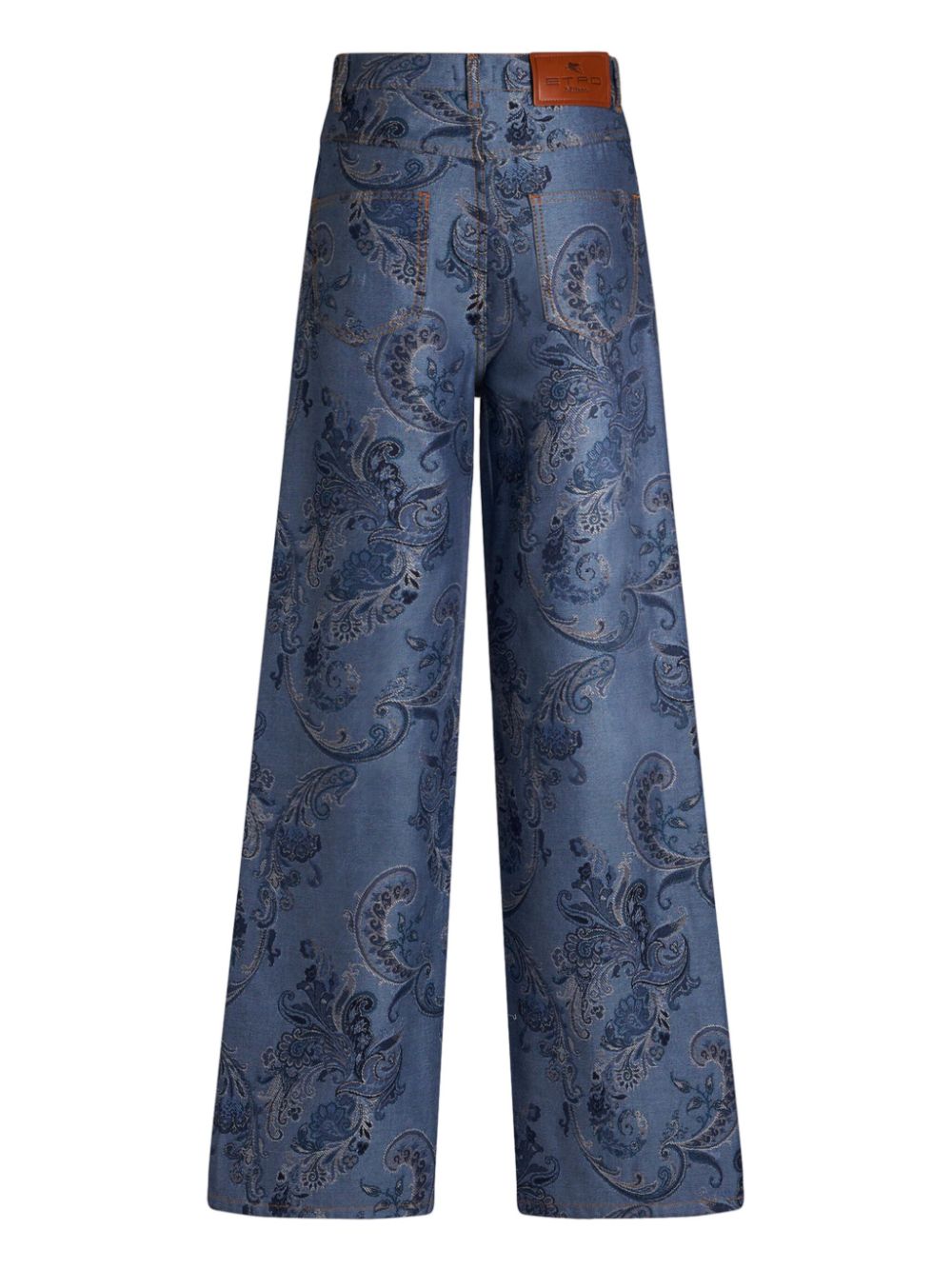 ETRO paisley-print wide-leg jeans Women