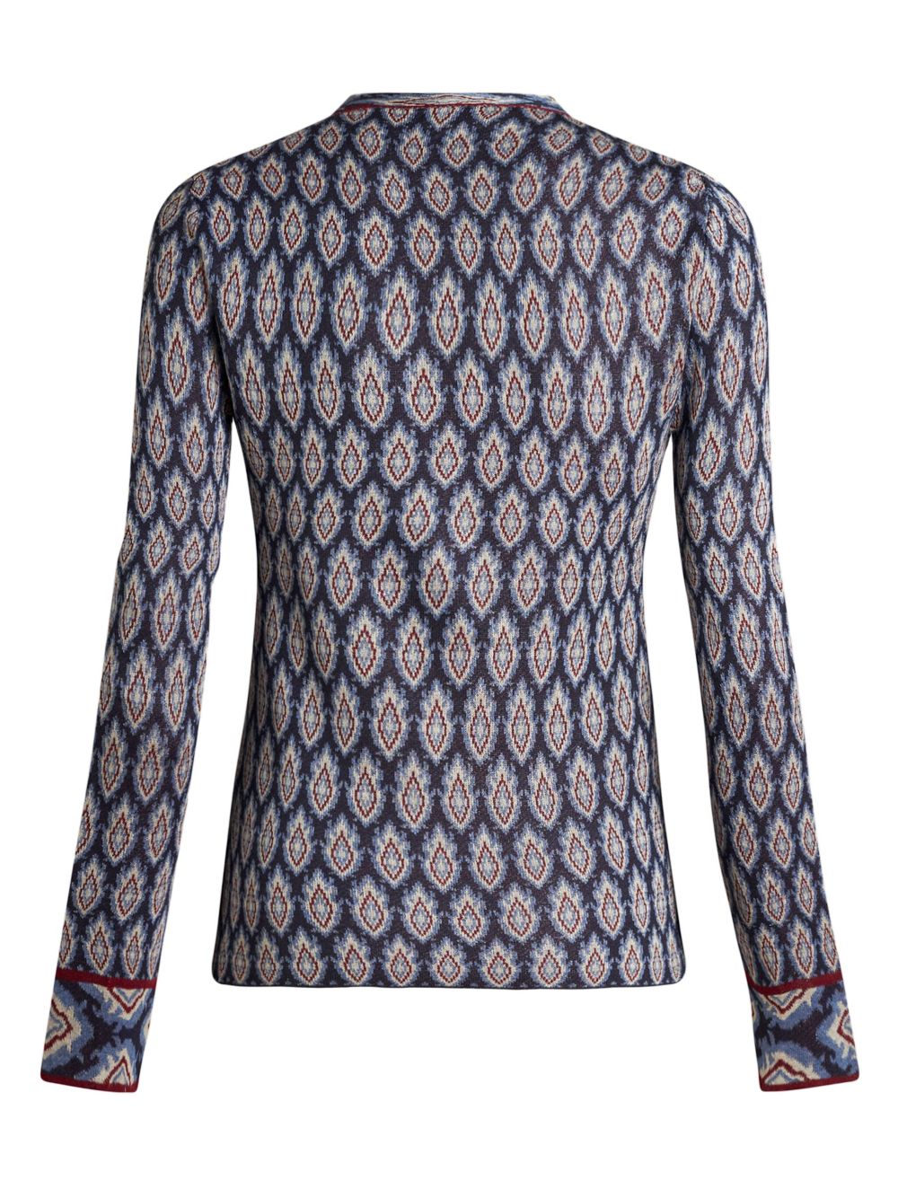 Cheap ETRO bow-detail jacquard cardigan Women