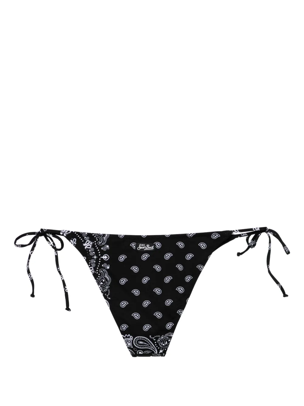 MC2 Saint Barth Virgo bandana-print bikini bottoms - Zwart