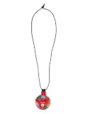 Walter Van Beirendonck Diamond Hole Jewel necklace - Red
