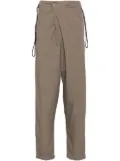 Transit overlap cotton trousers - Brown