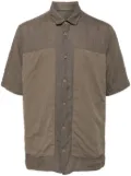 Transit short sleeves pocket shirt - Brown