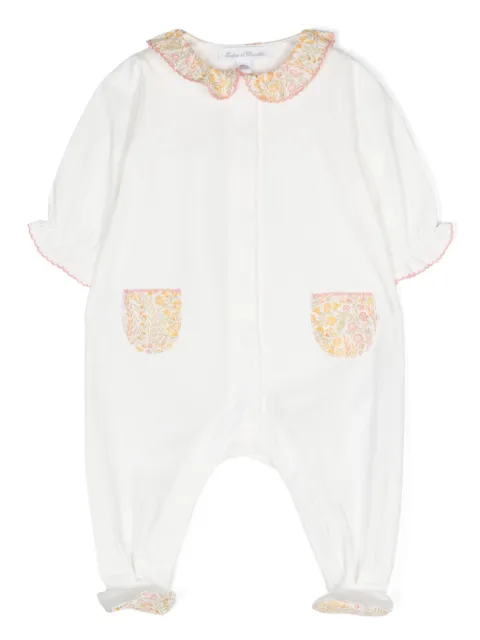 Tartine Et Chocolat collared Liberty pajama