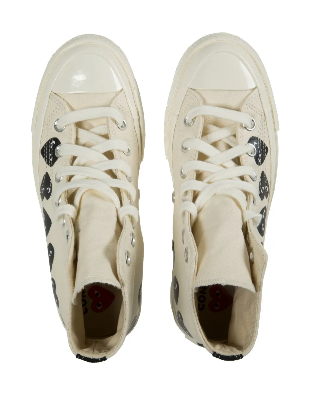 Comme Des Garçons x Converse Play high-top sneakers Beige
