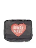 Human Made heart-motif logo-print gusset case - Grey