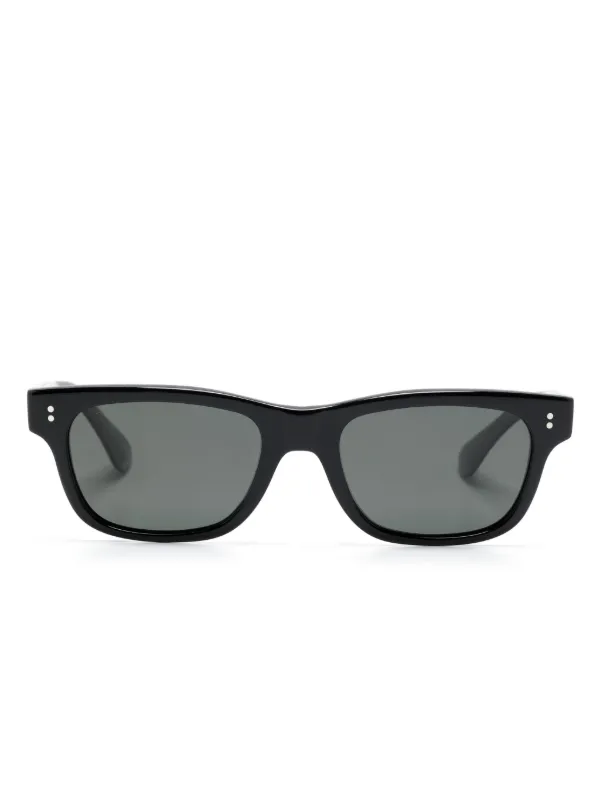 Oliver Peoples Rosson スクエアフレーム サングラス | ブラック