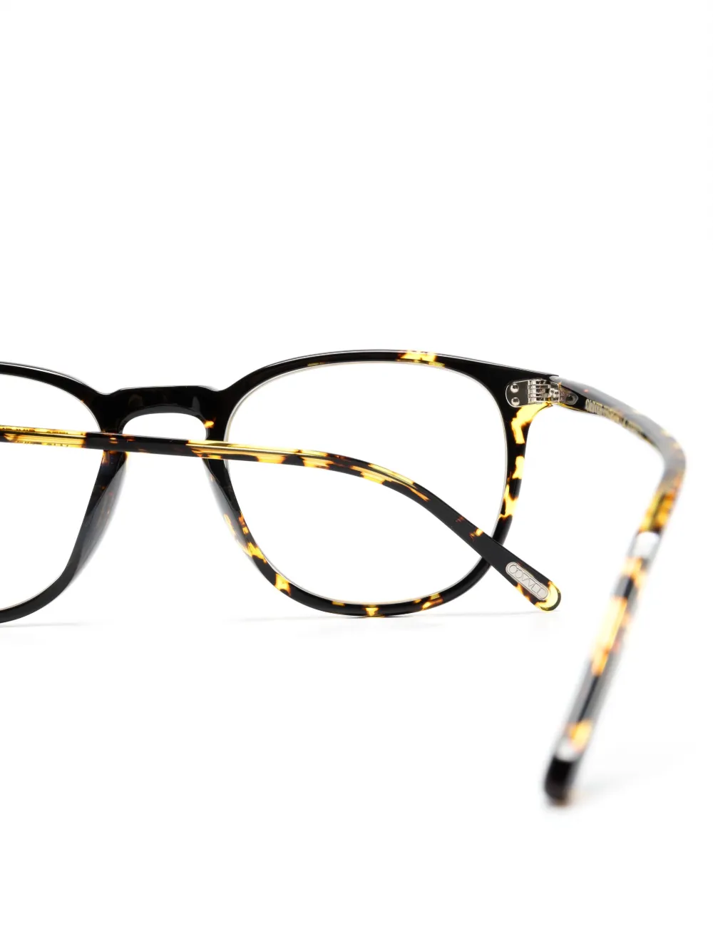 Oliver Peoples Finley bril met vierkant montuur Zwart