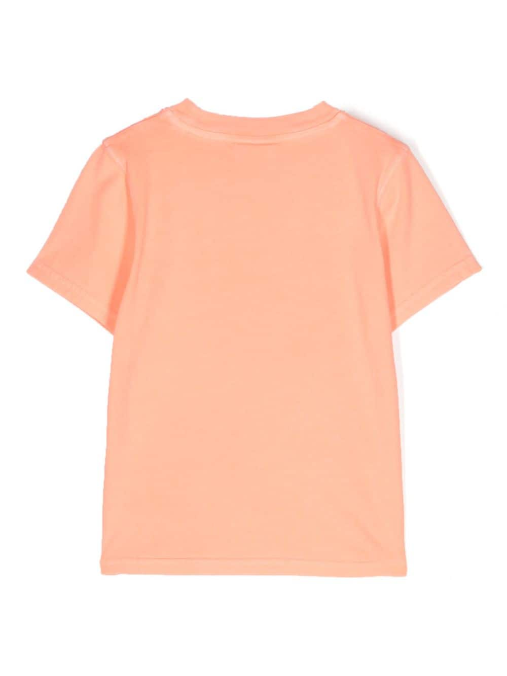 Shop Sundek New Simeo Logo-print T-shirt In Orange