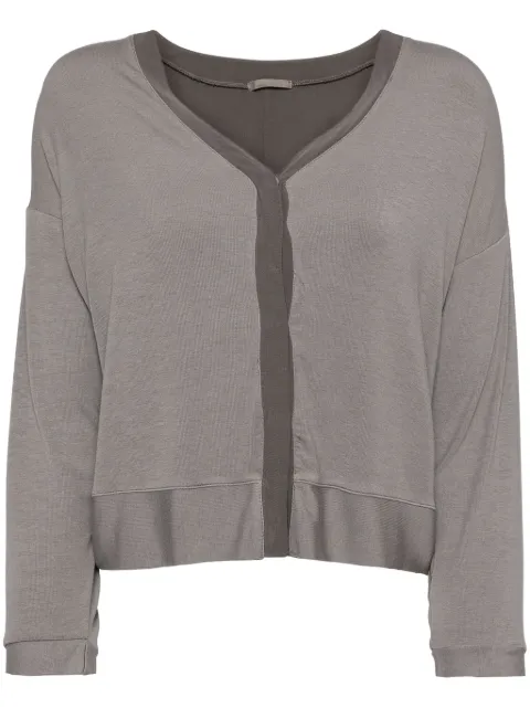 Transit panelled cardigan