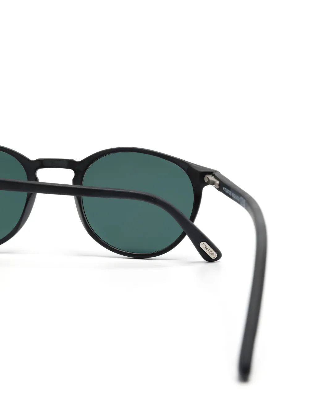 TOM FORD Eyewear Andrea-02 zonnebril met rond montuur Zwart