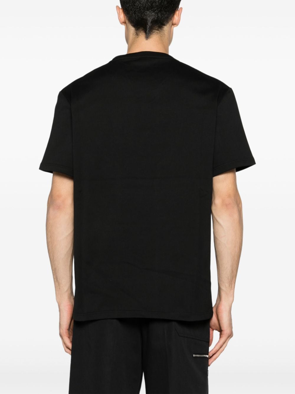 Alexander McQueen T-shirt met grafische print Zwart