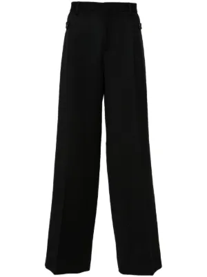 【Moschino】ストレートウールパンツ Moschino（モスキーノ）ウィメンズ ストレートパンツ - FARFETCH