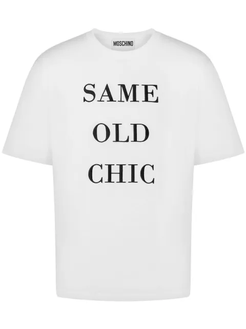 Moschino graphic-print cotton t-shirt