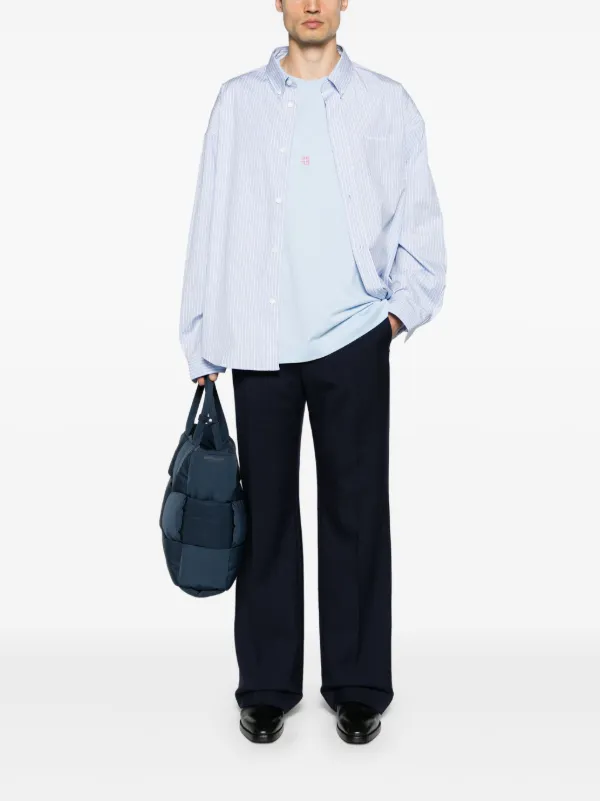 GIVENCHY 20SS ストライプシャツ Givenchy ストライプ シャツ | ブルー | FARFETCH JP