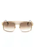 Cazal cut-out square-frame sunglasses - Brown
