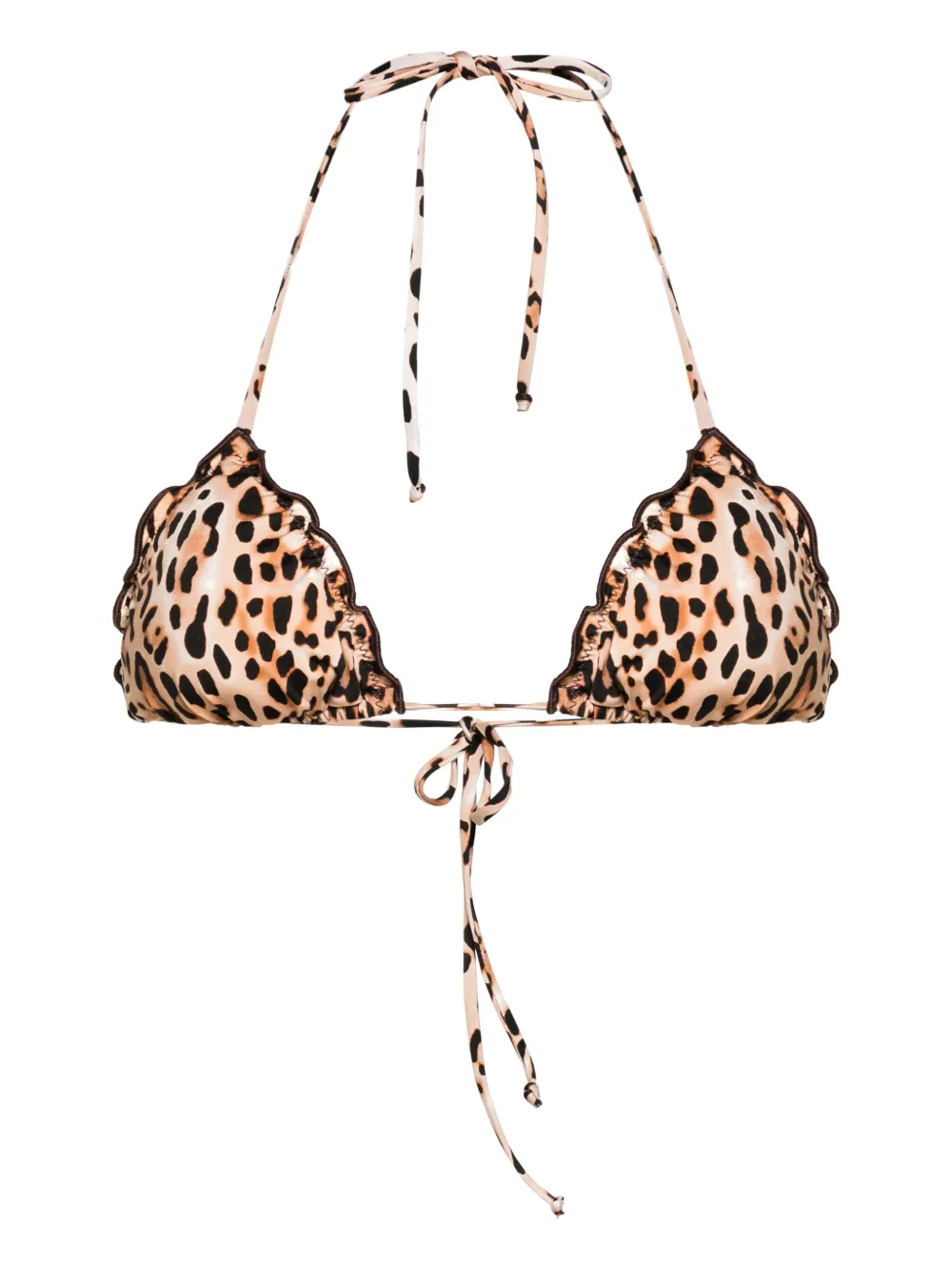 MC2 SAINT BARTH SAGITTARIUS LEOPARD-PRINT BIKINI TOP