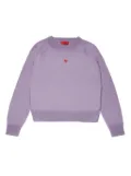 MAX&Co. Kids wool crew-neck jumper - Purple