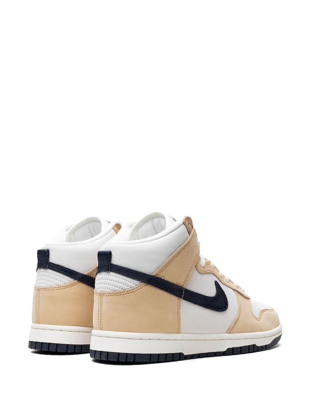 Shop Nike Dunk High Prm Mf "sesame Obsidian" Sneakers In Neutrals