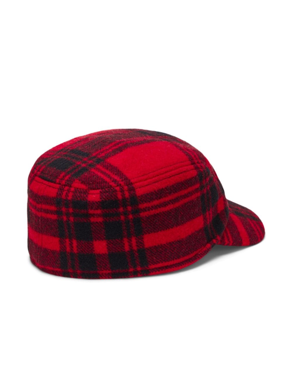 Shop Polo Ralph Lauren Plaid-pattern Cap In Red