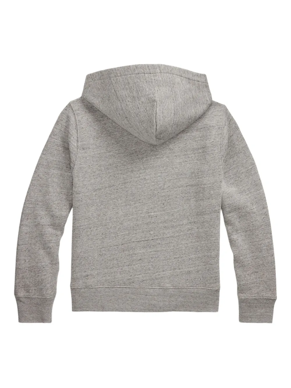 POLO RALPH LAUREN KIDS Seasonal fleece hoodie Grijs