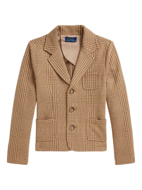 POLO RALPH LAUREN KIDS Glen plaid-print blazer