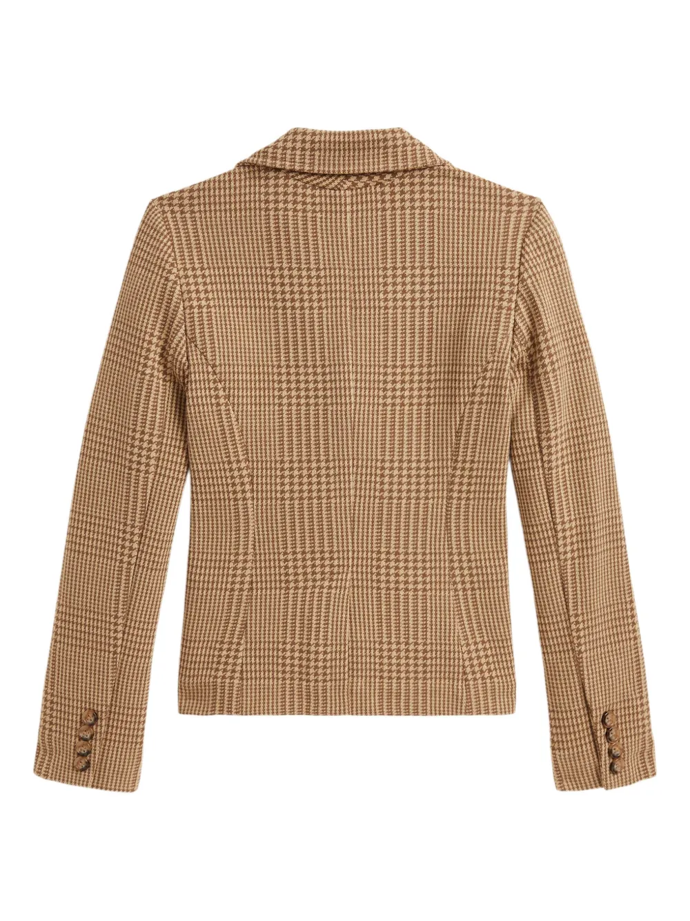 POLO RALPH LAUREN KIDS Glen geruite blazer Bruin