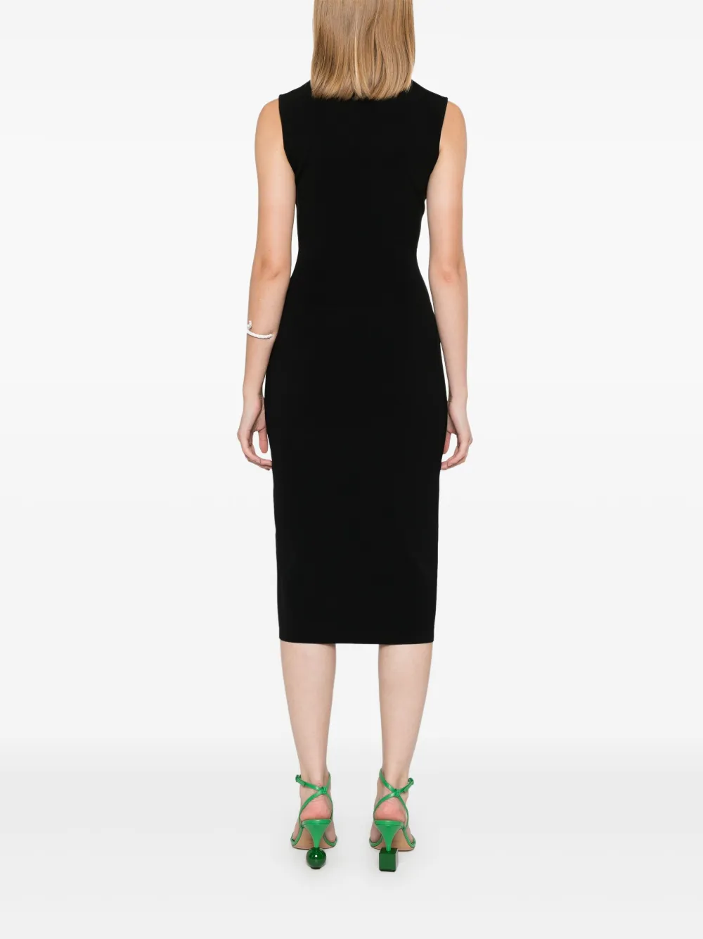 Christopher Esber Bracket midi-jurk Zwart
