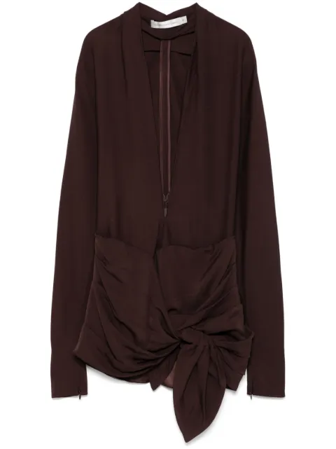 Christopher Esber robe courte à taille nouée
