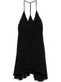 Christopher Esber silk midi dress - Black